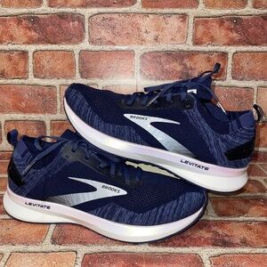 Pre-Owned Brooks Levitate 4 Running Shoes Mesh Blue Athletic Size 10 1103451D439
